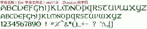 查看字体及作者详细介绍