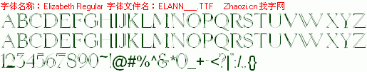 查看字体及作者详细介绍