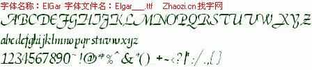 查看字体及作者详细介绍