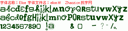 查看字体及作者详细介绍