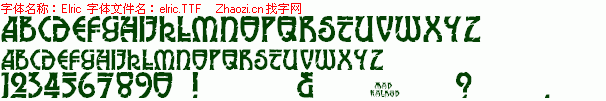 查看字体及作者详细介绍