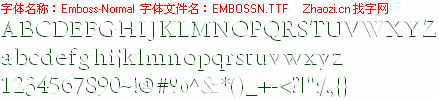 查看字体及作者详细介绍