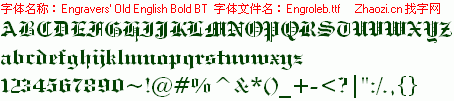 查看字体及作者详细介绍