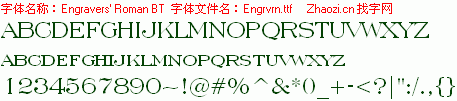 查看字体及作者详细介绍