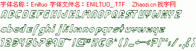 查看字体及作者详细介绍