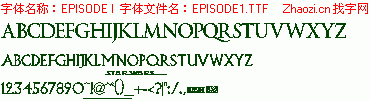 查看字体及作者详细介绍