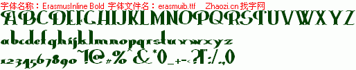 查看字体及作者详细介绍
