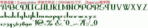 查看字体及作者详细介绍