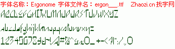 查看字体及作者详细介绍
