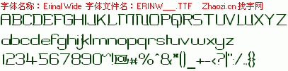 查看字体及作者详细介绍