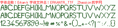 查看字体及作者详细介绍