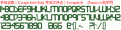 查看字体及作者详细介绍
