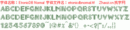查看字体及作者详细介绍