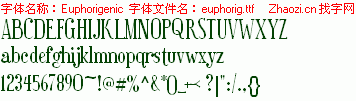 查看字体及作者详细介绍