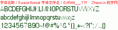查看字体及作者详细介绍