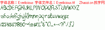 查看字体及作者详细介绍