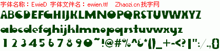 查看字体及作者详细介绍