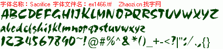 查看字体及作者详细介绍