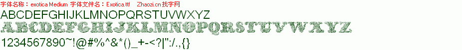 查看字体及作者详细介绍