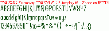 查看字体及作者详细介绍