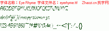查看字体及作者详细介绍