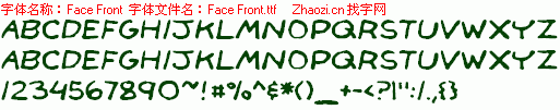 查看字体及作者详细介绍