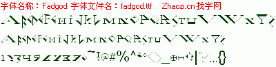 查看字体及作者详细介绍