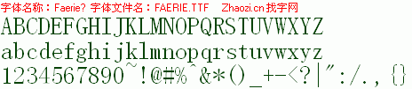 查看字体及作者详细介绍