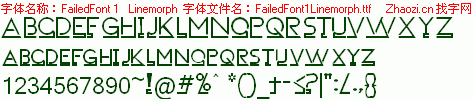 查看字体及作者详细介绍