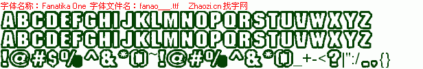 查看字体及作者详细介绍