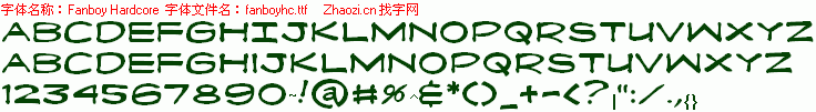 查看字体及作者详细介绍
