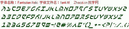 查看字体及作者详细介绍