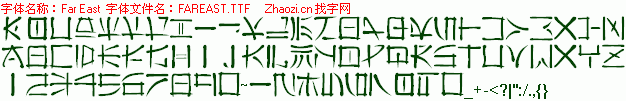 查看字体及作者详细介绍