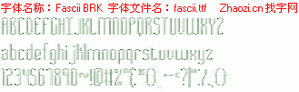 查看字体及作者详细介绍