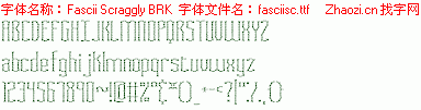 查看字体及作者详细介绍