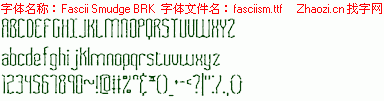 查看字体及作者详细介绍