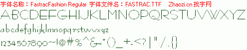 查看字体及作者详细介绍