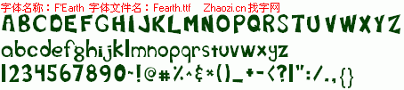 查看字体及作者详细介绍