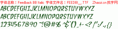 查看字体及作者详细介绍