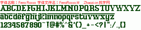 查看字体及作者详细介绍