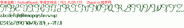 查看字体及作者详细介绍