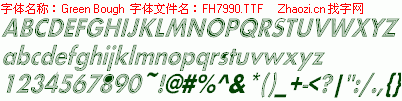 查看字体及作者详细介绍