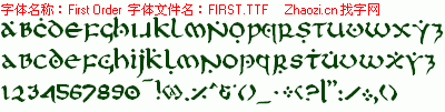 查看字体及作者详细介绍