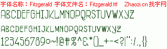 查看字体及作者详细介绍