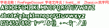 查看字体及作者详细介绍