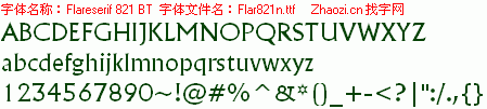 查看字体及作者详细介绍