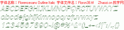 查看字体及作者详细介绍