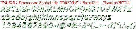 查看字体及作者详细介绍