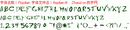 查看字体及作者详细介绍