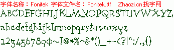 查看字体及作者详细介绍